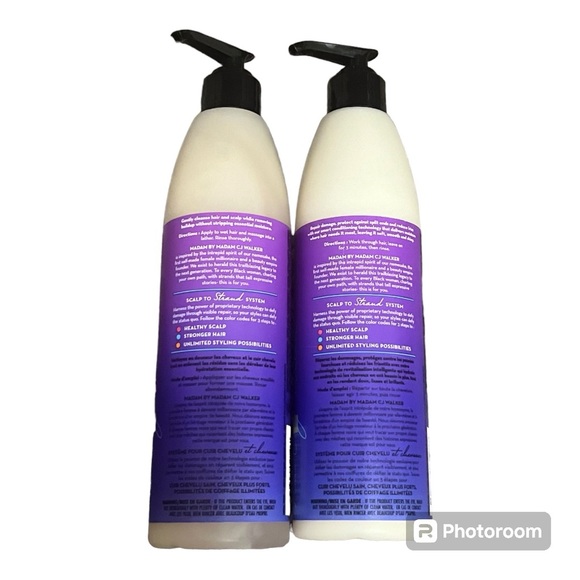 MADAM by Madam C.J. Walker Revive Shampoo and Strengthen Conditioner for hair. - Picture 2 of 2